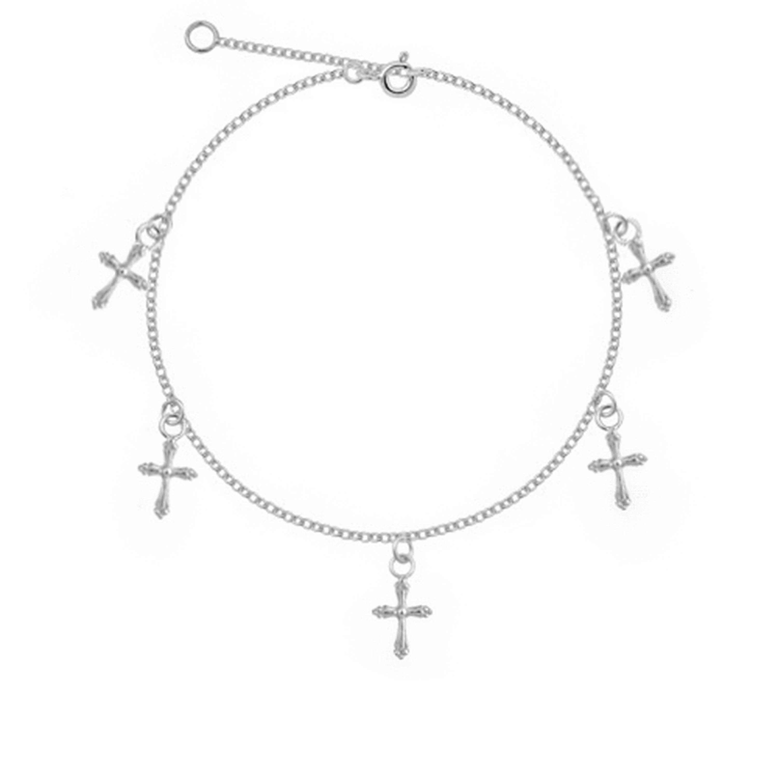 Cross Bracelet - Silver