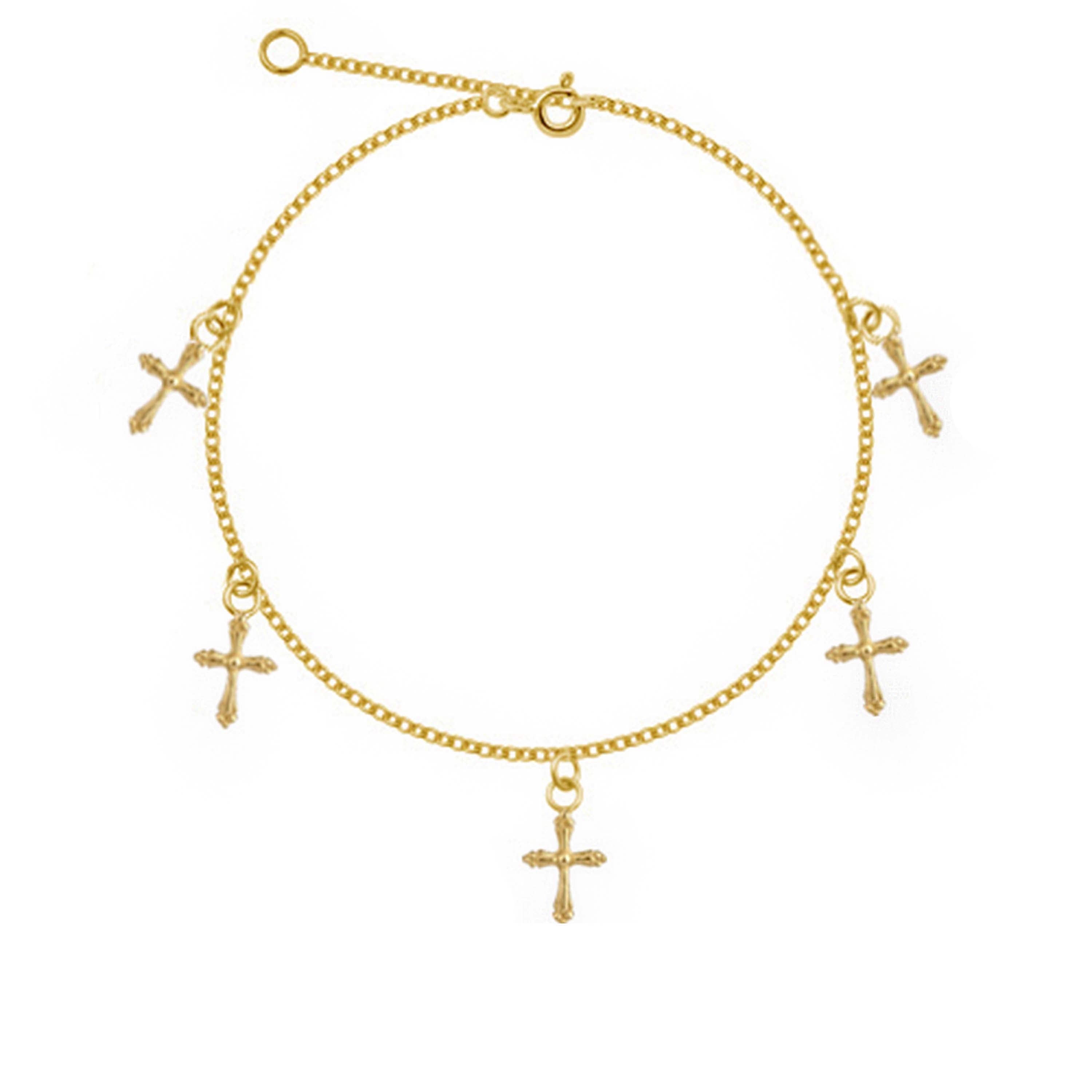 Cross Bracelet - Gold