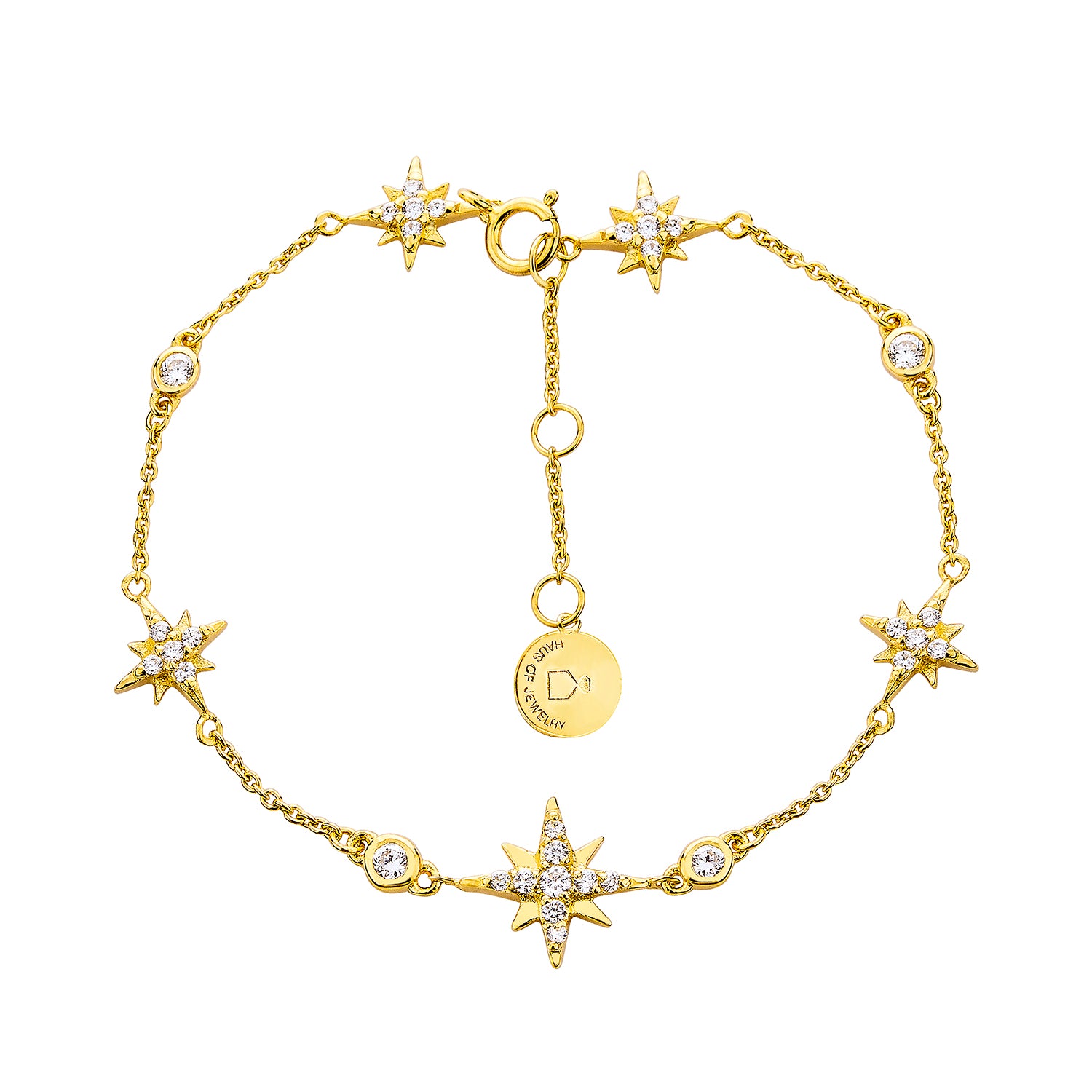 Celestial Chain Bracelet - Gold