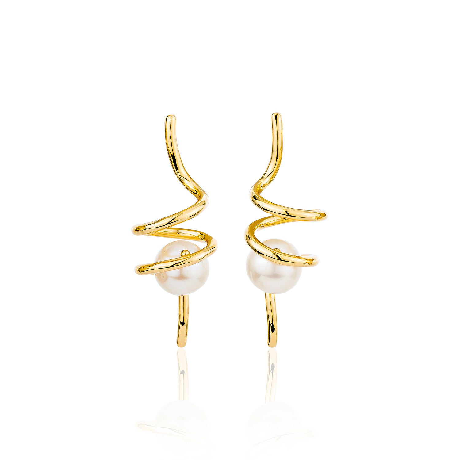 Meribella Earrings - Gold