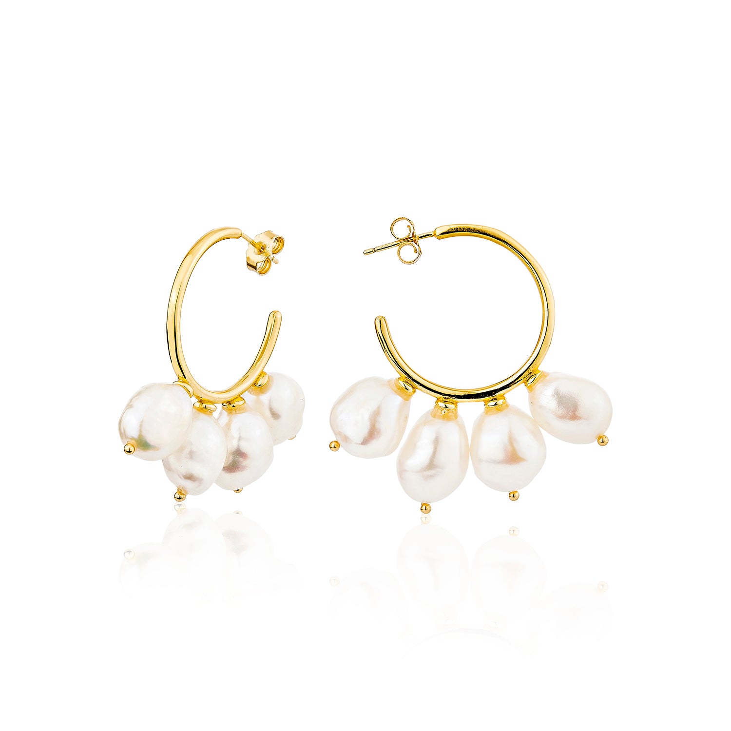 Meri Mini Hoop Earrings - Gold