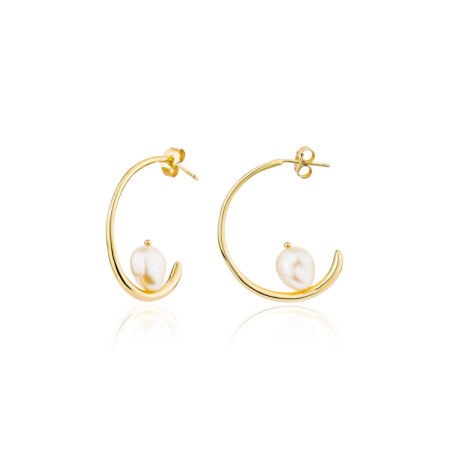 Lana Mini Hoop Earrings - Gold
