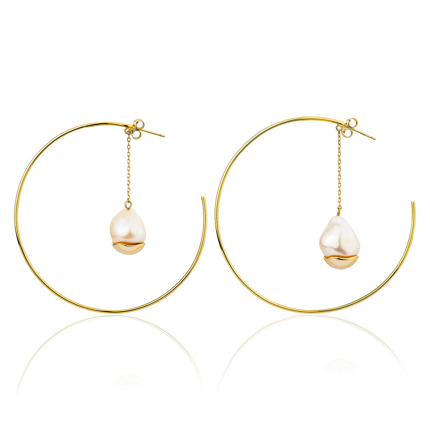 Marin Hoop Earrings - Gold