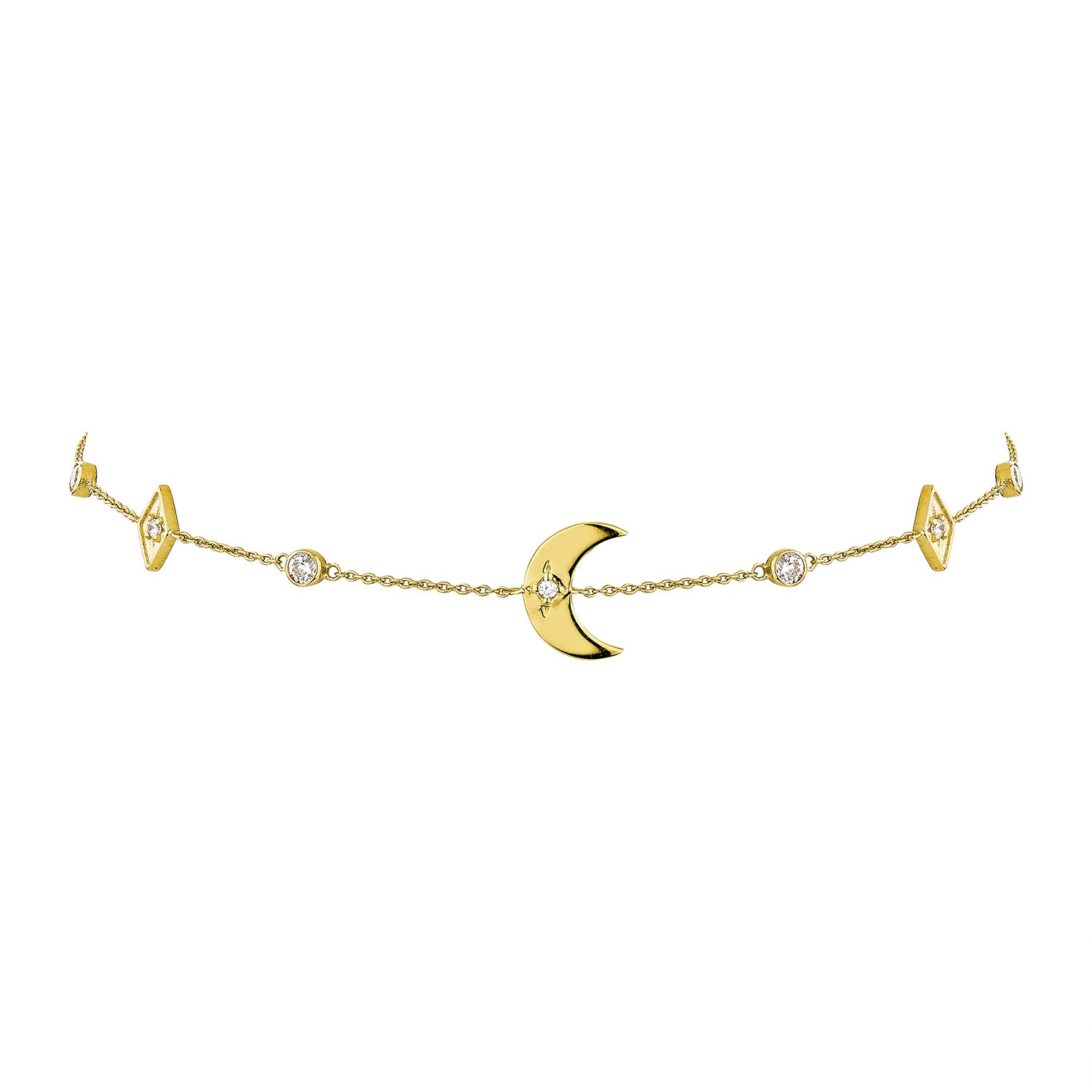 Selene Chain Necklace - Gold