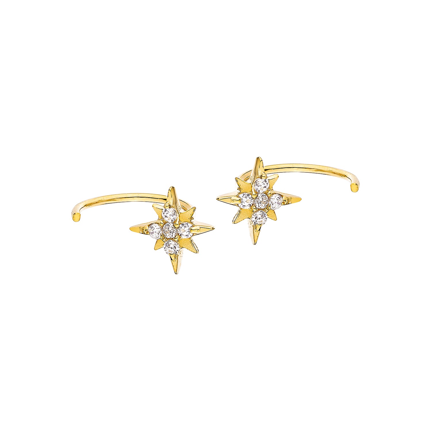 Selene Starlight Earrings - Gold