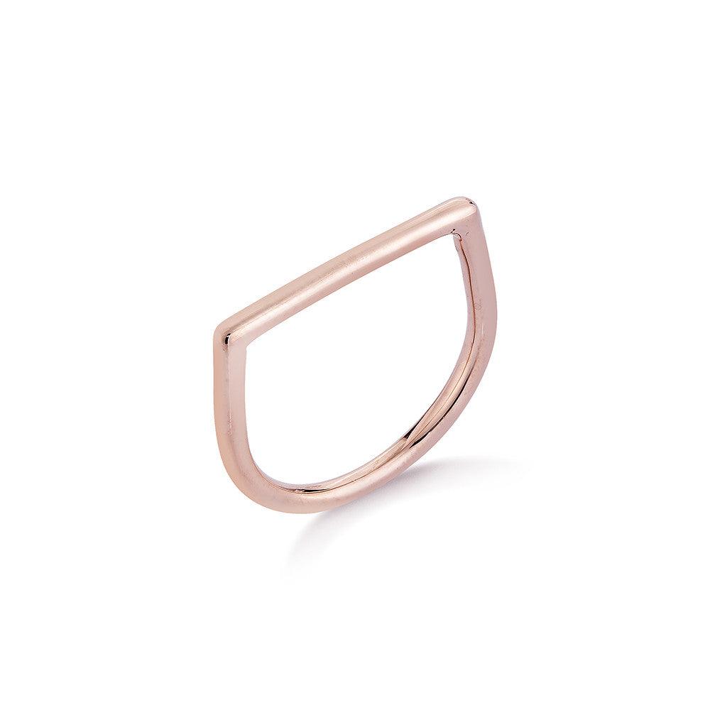 Line Ring - Pinkgold - Haus of Jewelry
