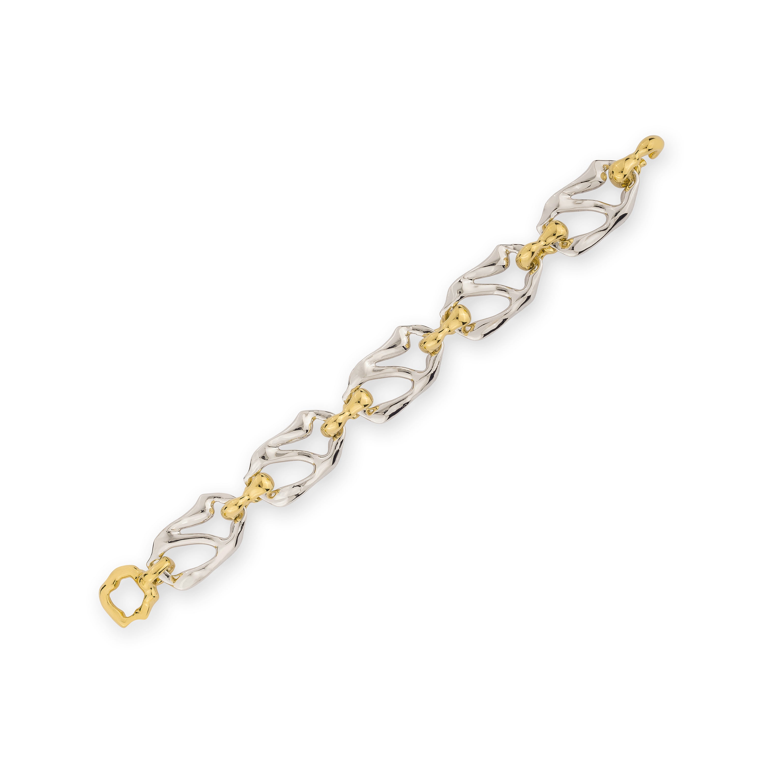 HOJ Signature Chain Bracelet Without CZ Stone - 19 cm.