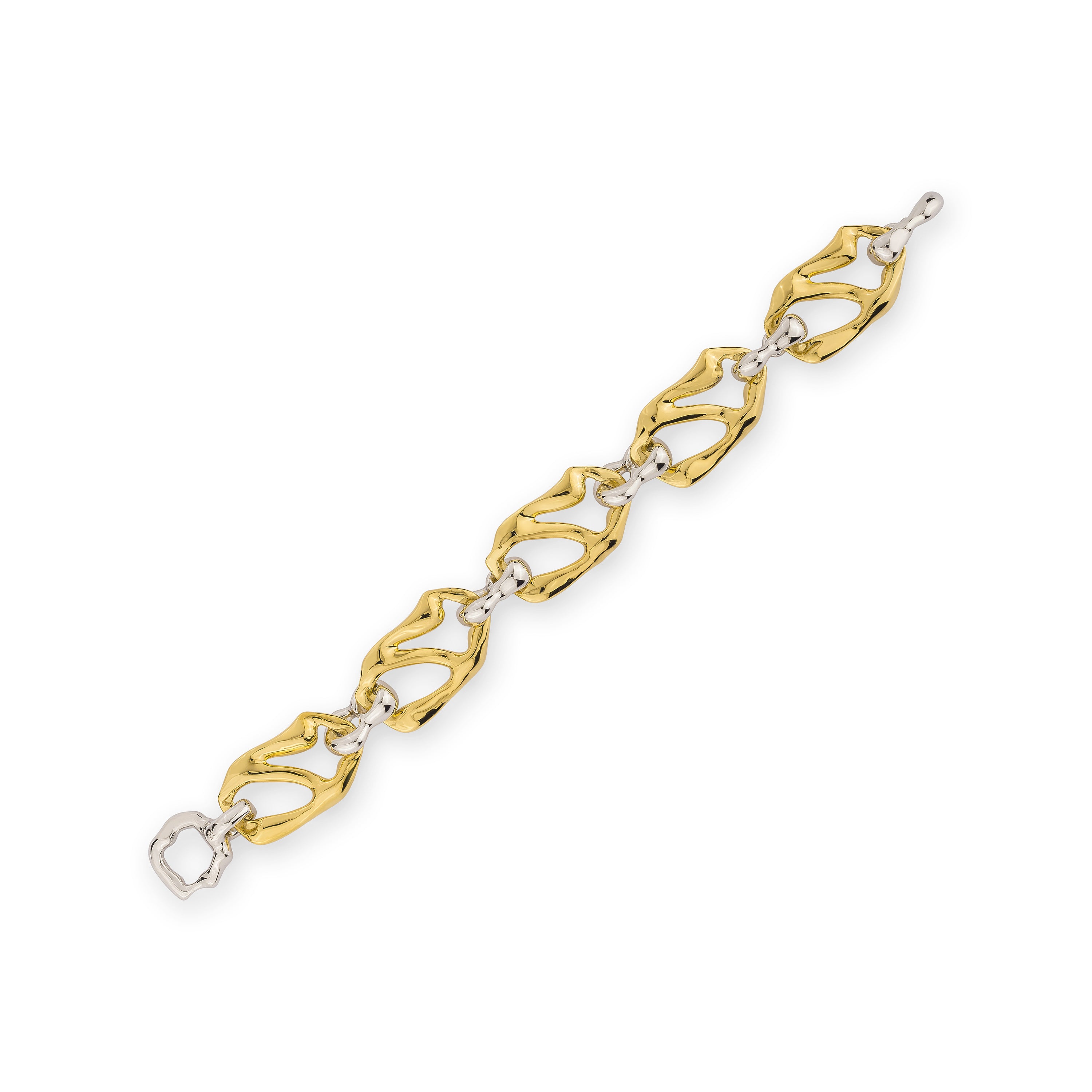 HOJ Signature Chain Bracelet Without CZ Stone - 19 cm.