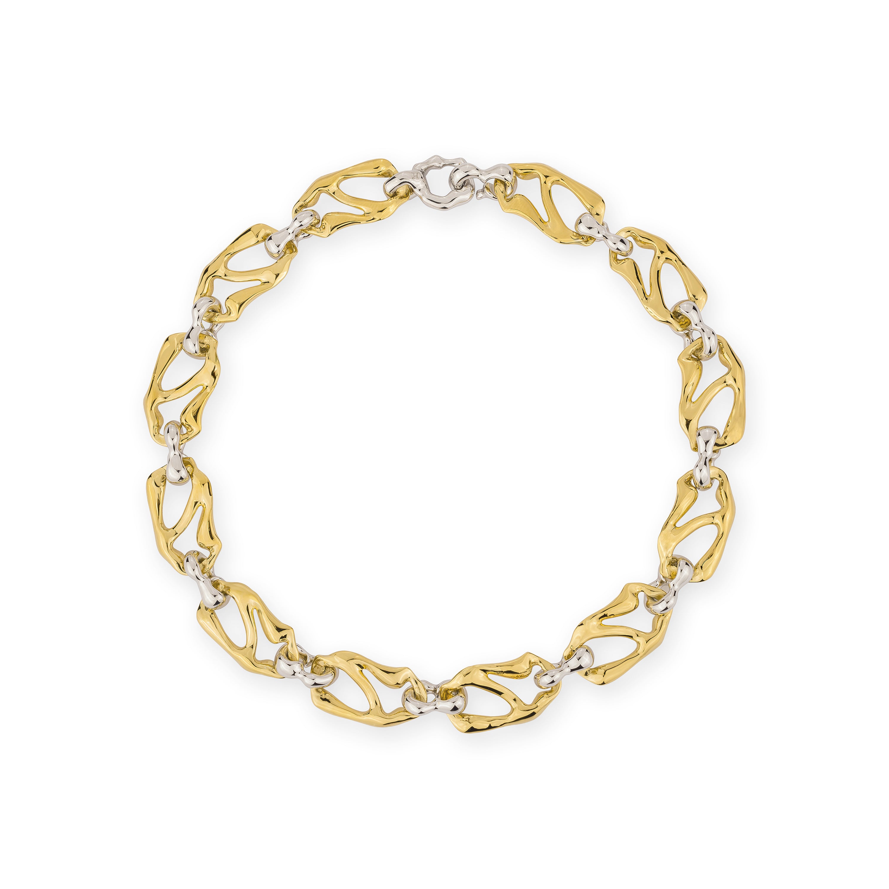 HOJ Signature Chain Choker Without CZ Stone - 34 cm.