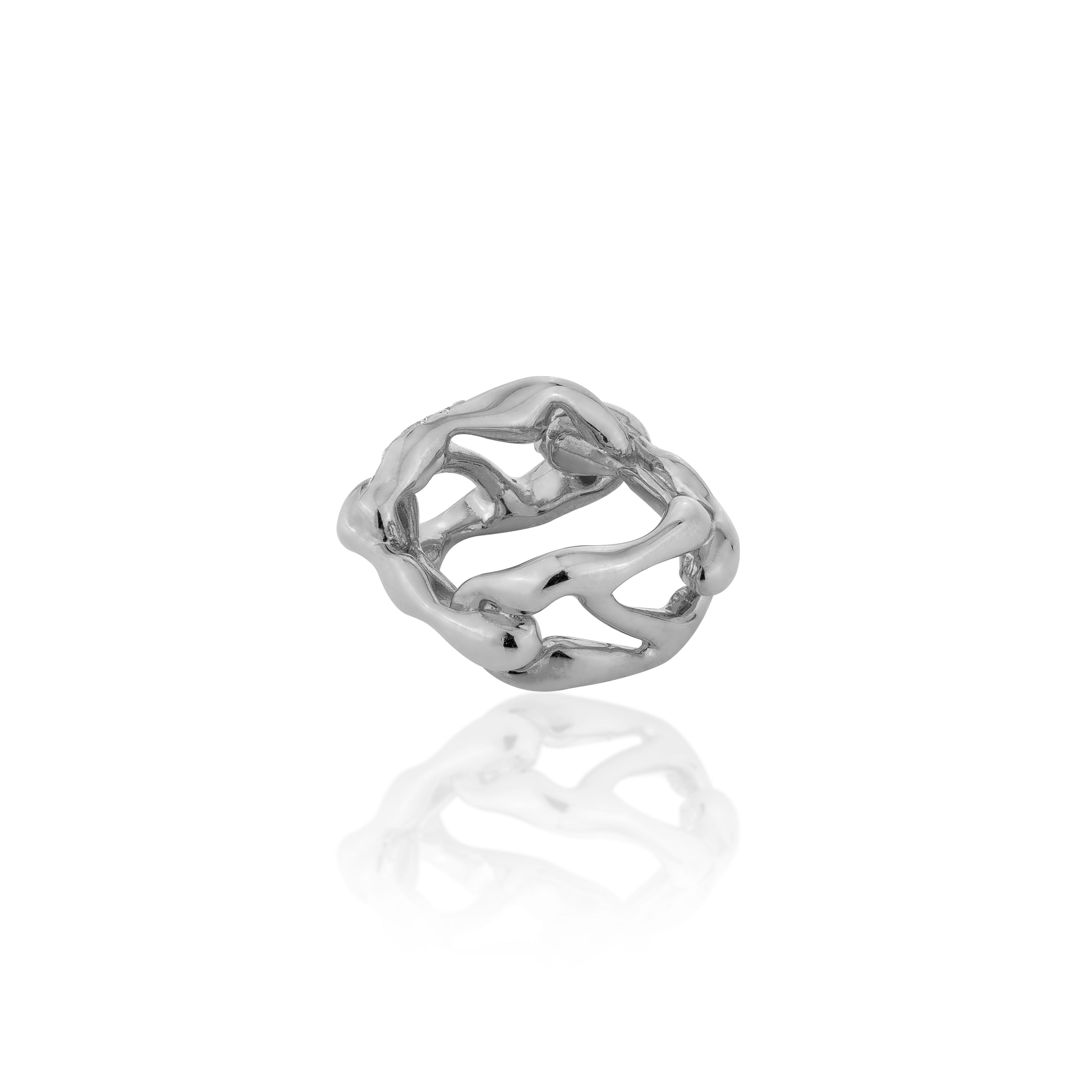 HOJ Signature Chain Horizontal Ring