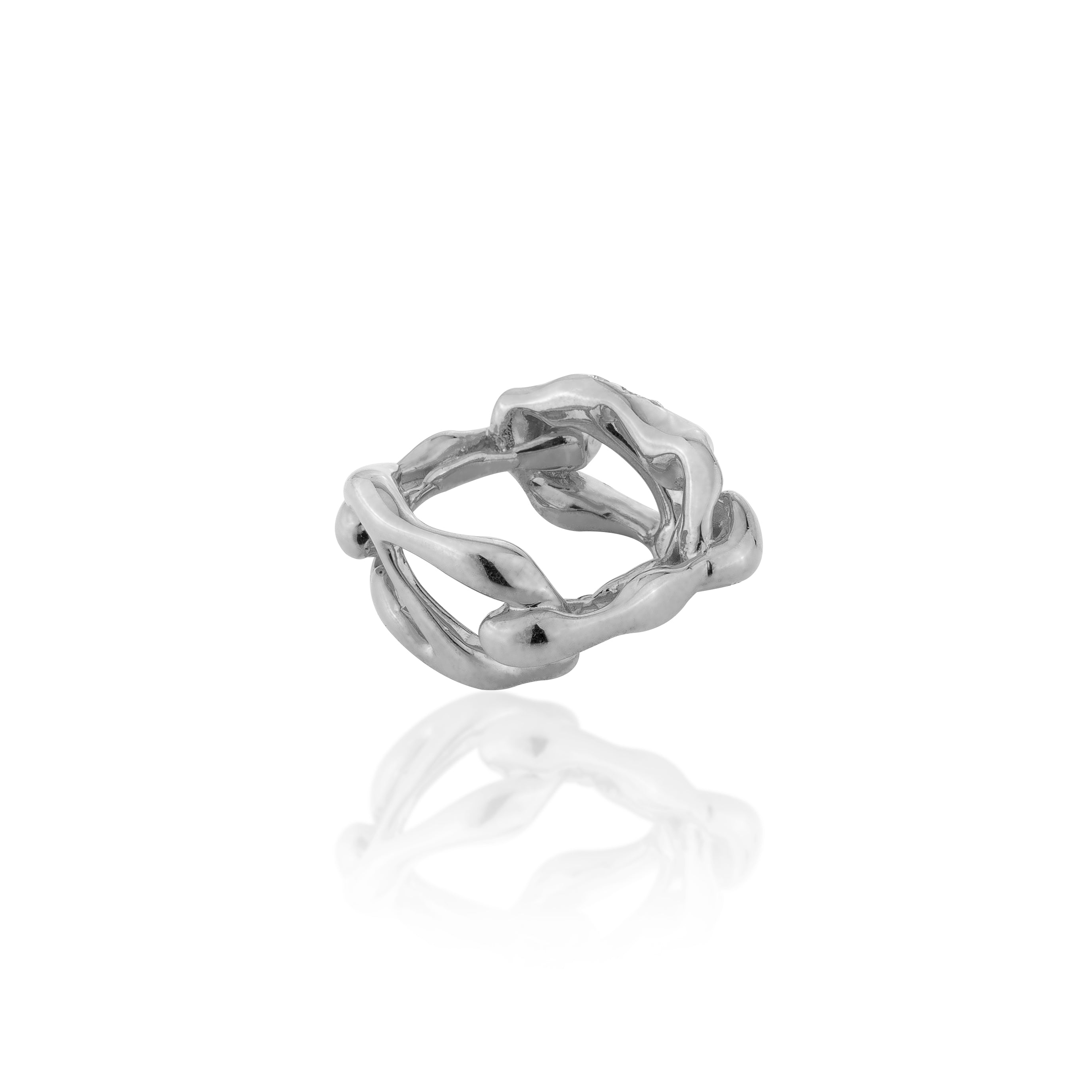 HOJ Signature Chain Horizontal Ring