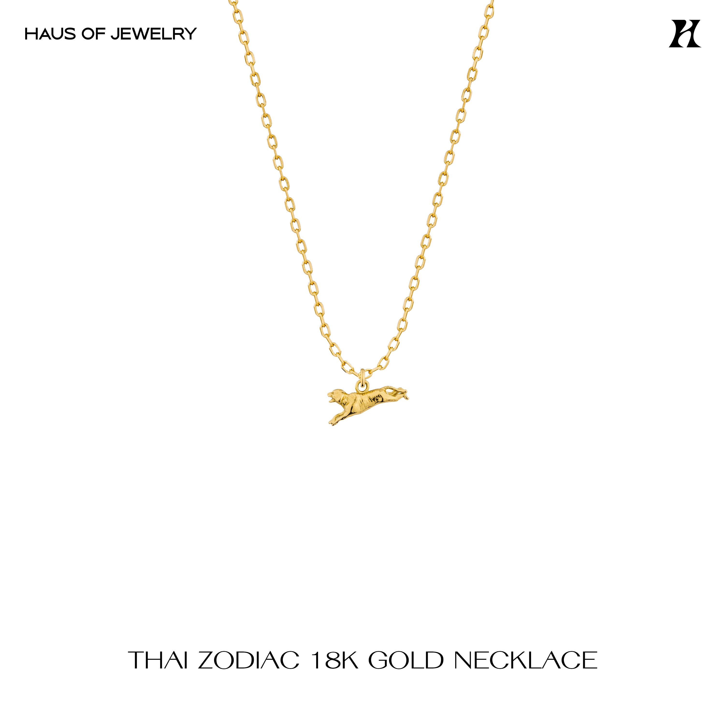 YEAR OF THE TIGER NECKLACE - 18K GOLD