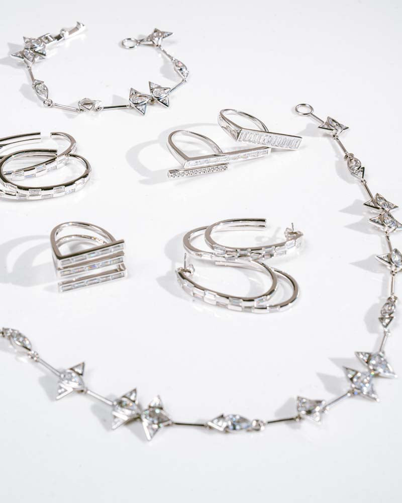 Arun Choker Necklace - Silver - Haus of Jewelry