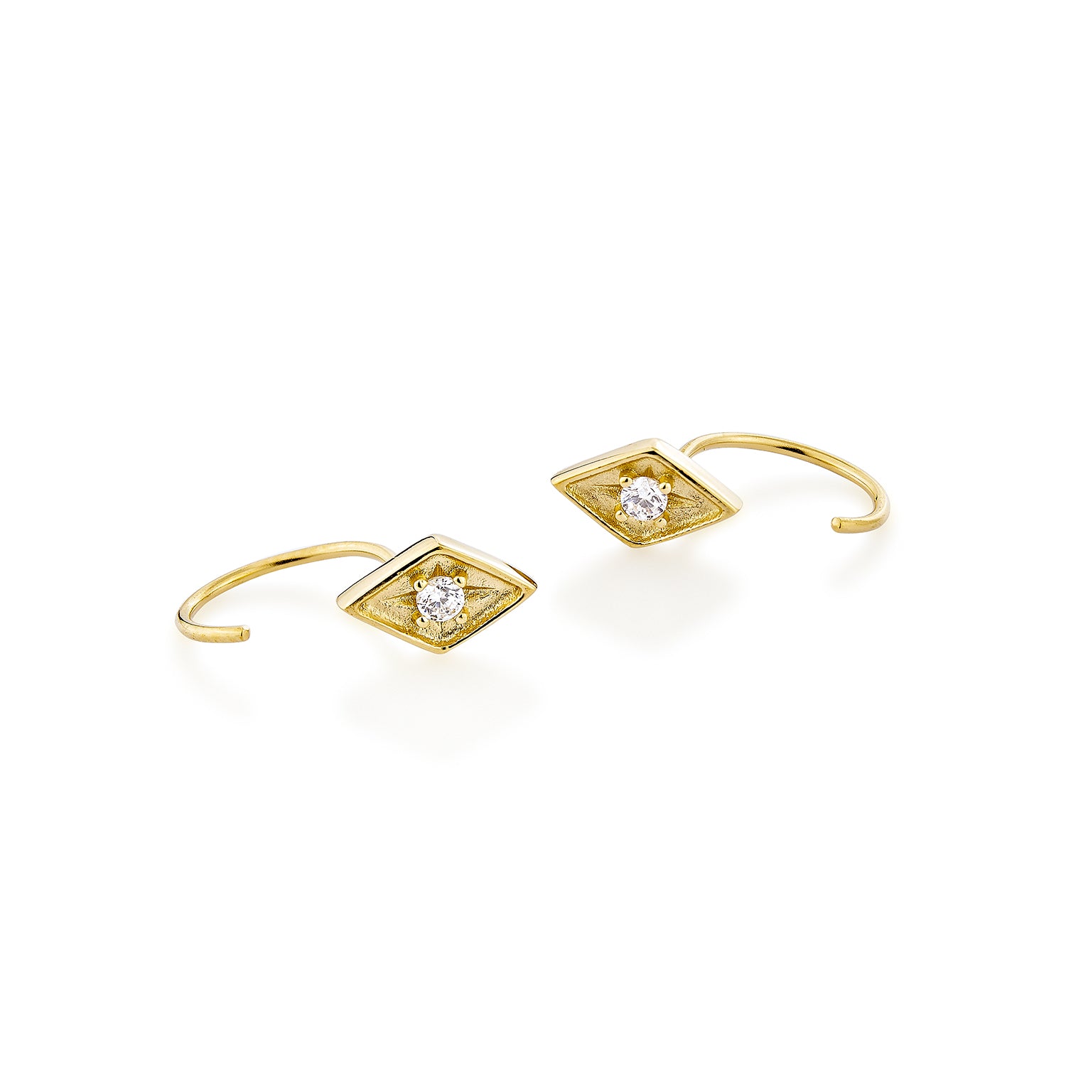 Selene Kite Earrings - Gold