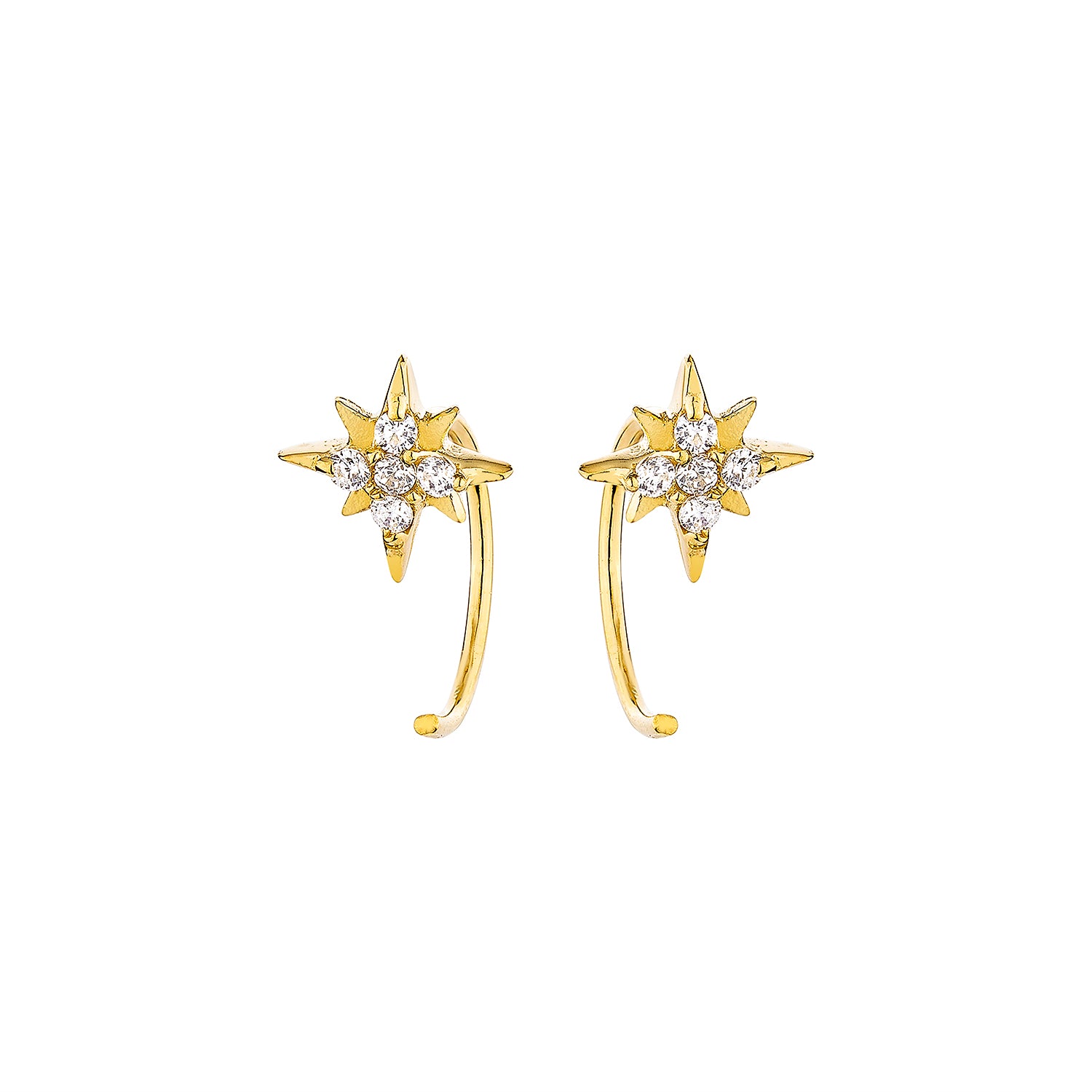 Selene Starlight Earrings - Gold