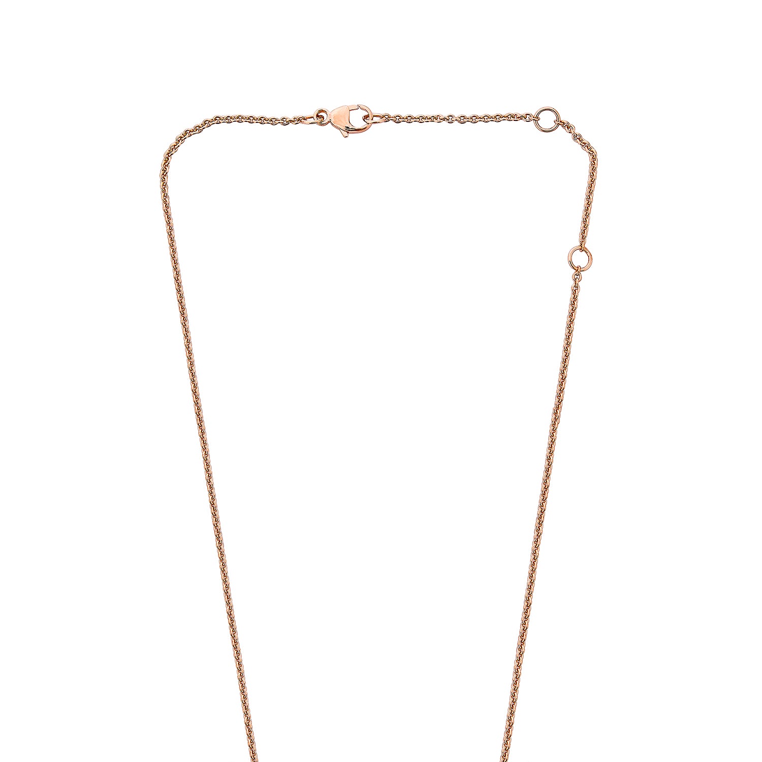 Zip Lariat Necklace - Pinkgold