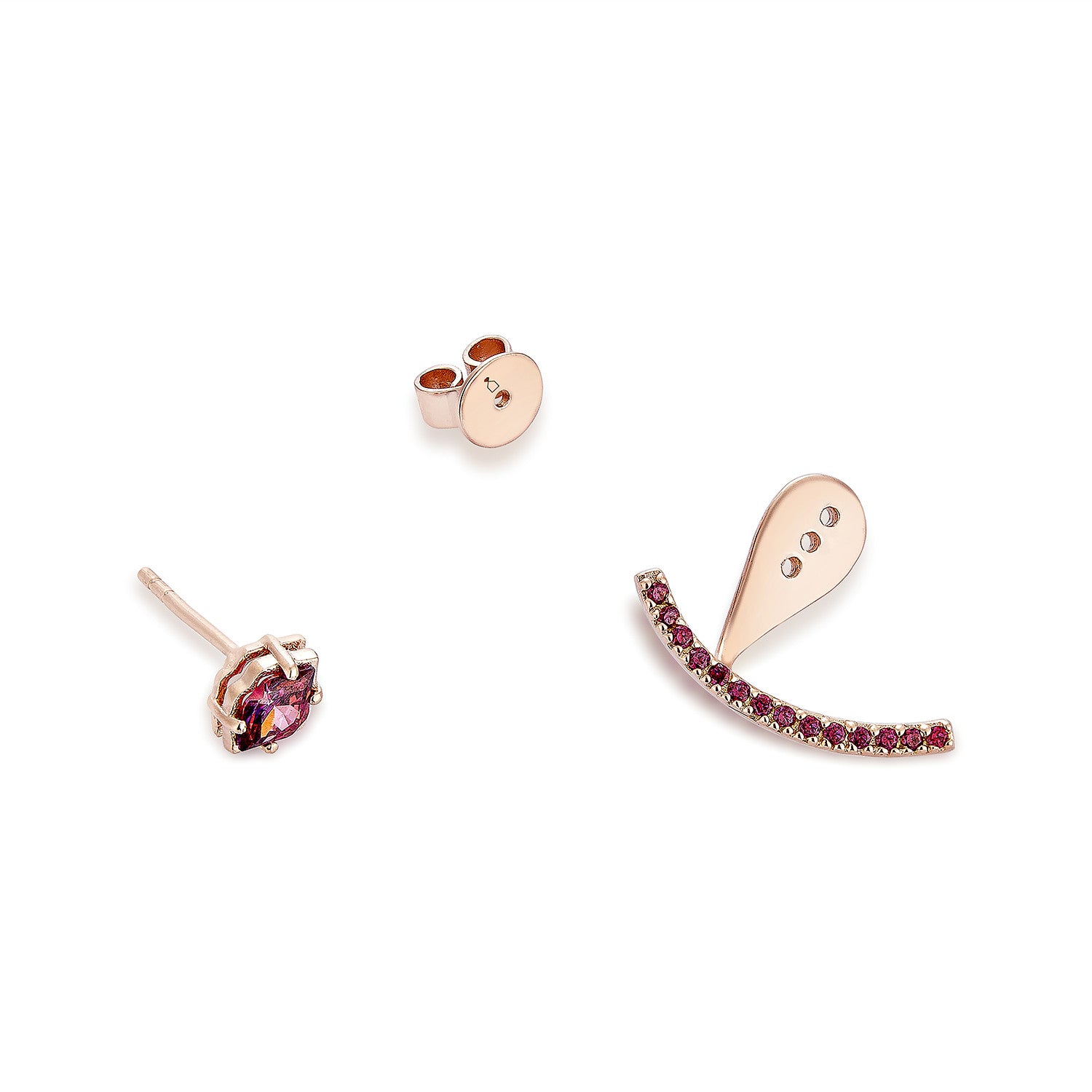Smile Earrings - Pinkgold
